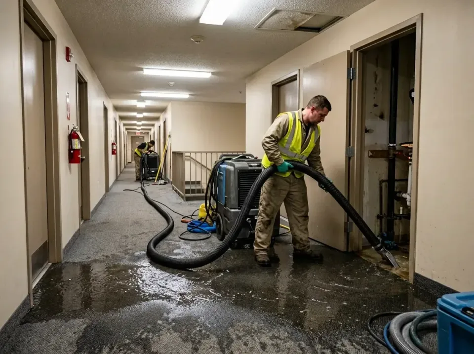 multi-unit-apartment-hallway-f-005 — frequently asked questions, Emergency Burst Pipe Water Extraction & Removal in Carnegie…